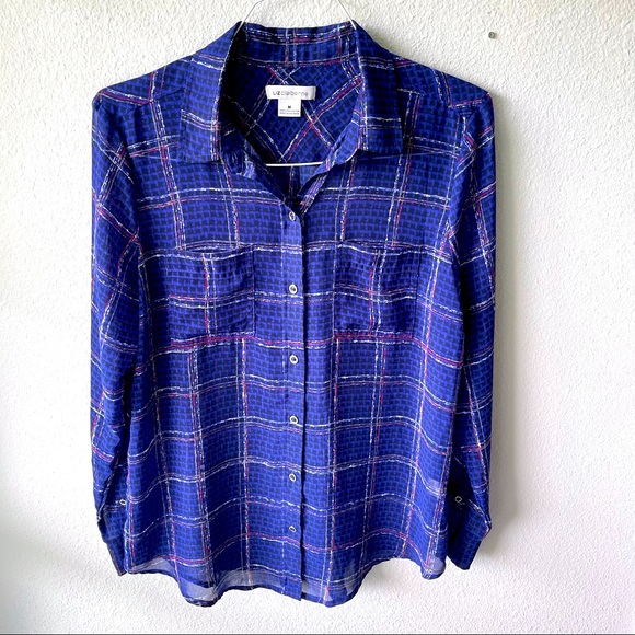 Liz Claiborne Dawn Button Blouse - Picture 2 of 4